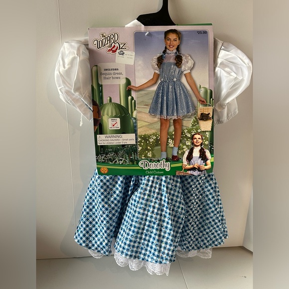 NWT Rubies The Wizard of Oz Dorothy Dress Costume Child Size Small - Picture 1 of 9